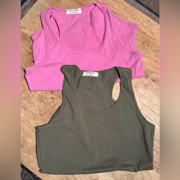 Zenana Outfitters Duo: Rose and Olive Bodysuits - Picture 2 of 2